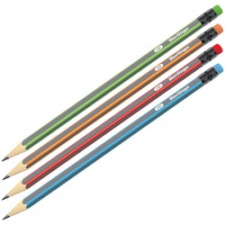 Карандаш ч/г HB c ластиком - купить в Минске