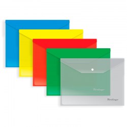 Папка-конверт на кнопке Berlingo, А4 - купить в Минске