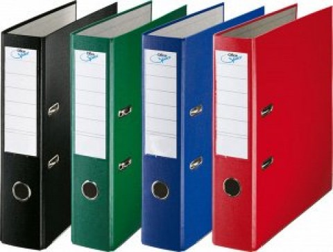 Папка-регистратор 50 мм ПВХ красный - купить в Минске